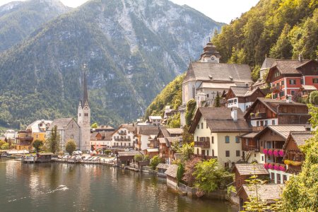 Het bekendste plaatje van Hallstatt, bekend geworden door Chinese toeristen